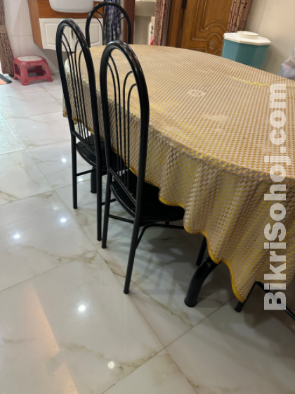 6 chair Dining table